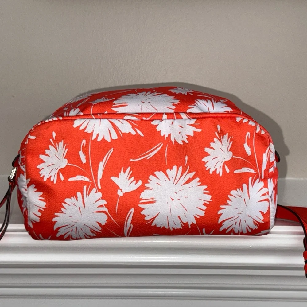 kate spade Orange and White Floral Backpack